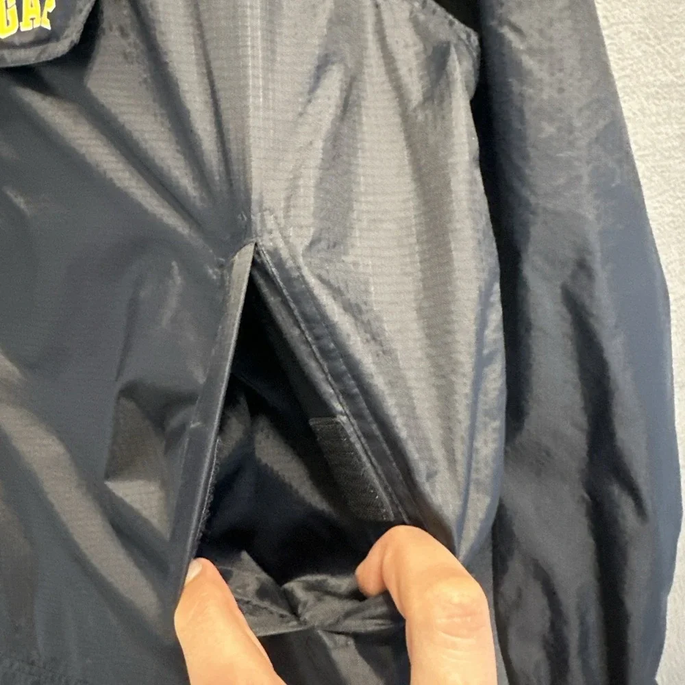 VTG Y2K GAP Windbreaker Anorak Jacket‎ Nylon Youth Boys XXL Navy Hooded Packable